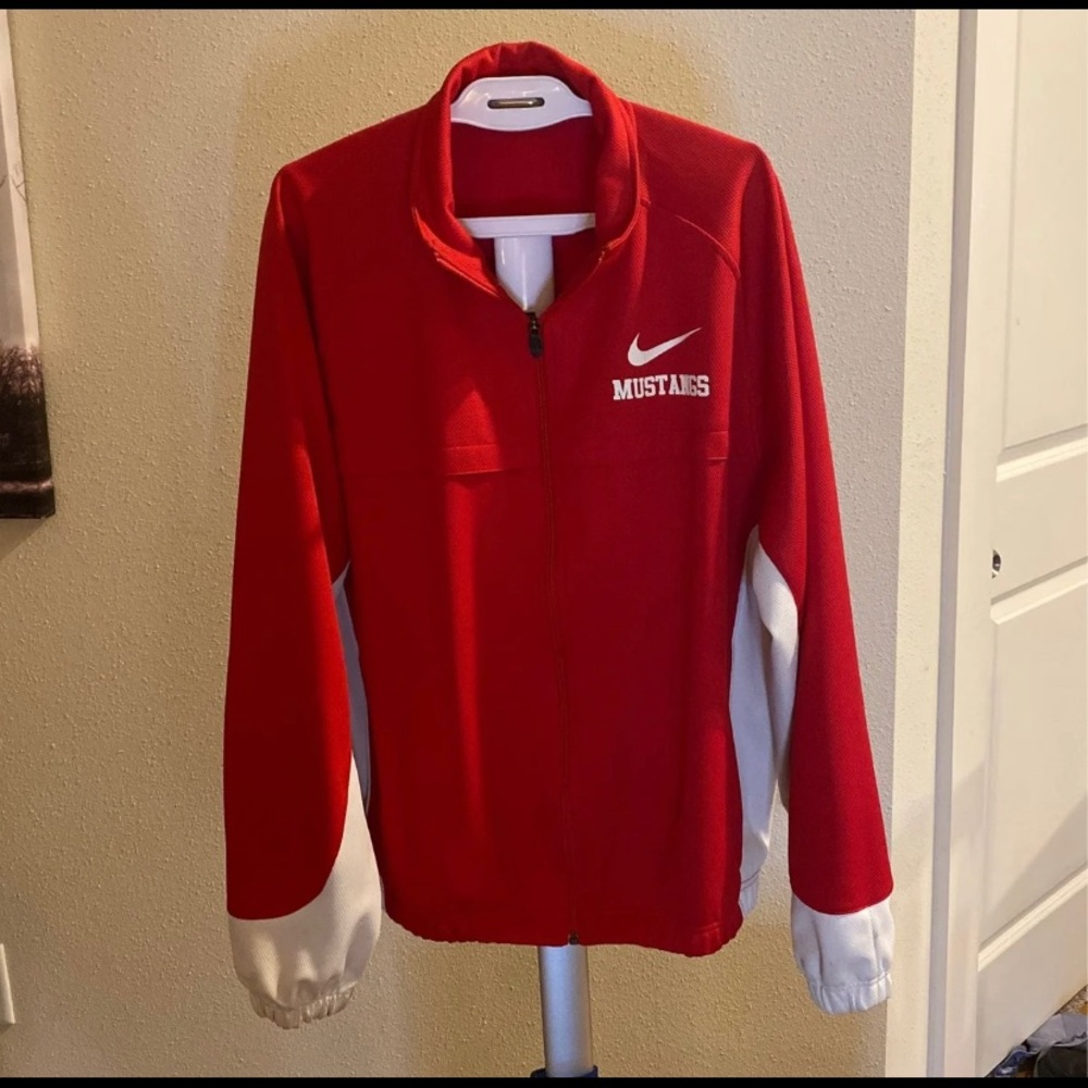 Nike Mustang's Red Men's Jacket Size 3XL